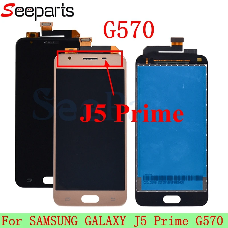 Для SAMSUNG GALAXY J5 Prime LCD SM-G570F G570 дисплей сенсорный экран дигитайзер в сборе Замена для