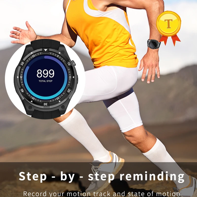 Лучшие продажи мужские Смарт-часы 3g wifi gps 8 GB rom 512 MB ram 1," Smartwatch сотовый телефон часы Пульс ритм android 5,1 наручные часы
