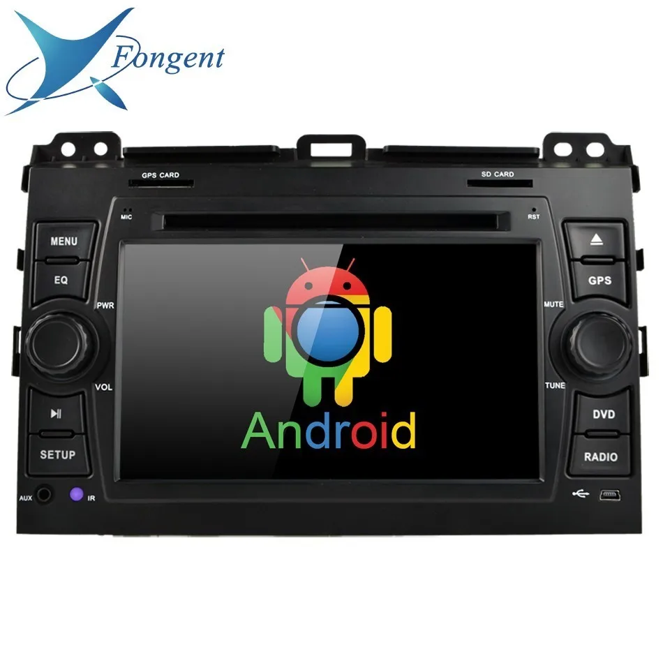 

for Toyota Prado Land Cruiser 120 2003 2004 2005 2006 2007 2008 2009 2010 Car Android Multimedia Player 2din Radio DVD Video GPS