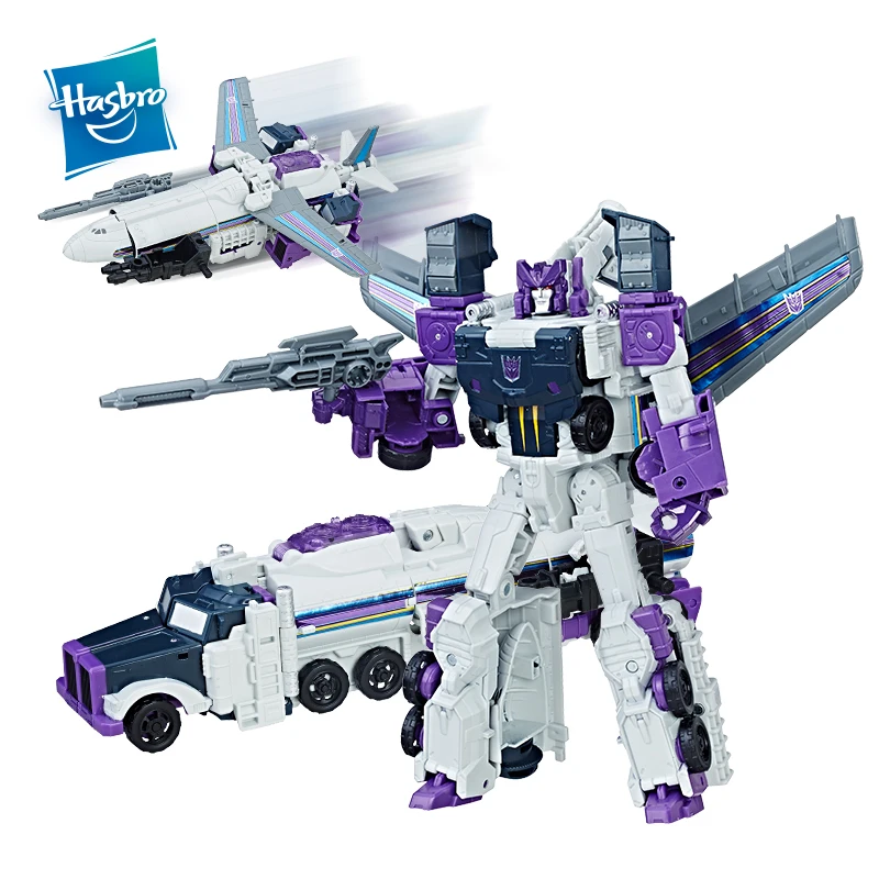 Hasbro Transformers Toys Generations Titans Return Voyager Decepticon Octone and Murk Action Figure Collection Model Car Toy