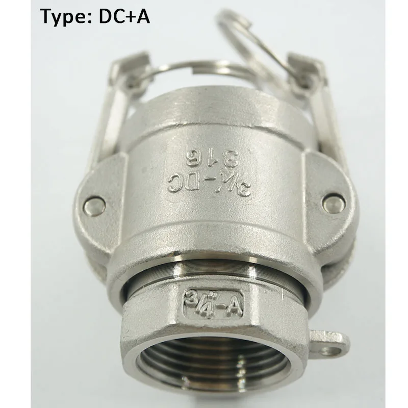 

2 1/2" Type DC+A Camlock Coupling Stianless Steel 304 Quick Disconnection Coupler