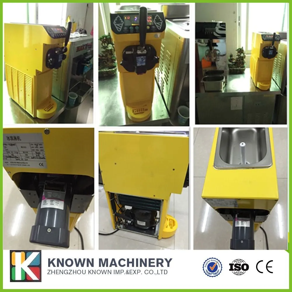 

soft ice cream machine for sale/soft serve ice cream machine with 5L/hour capacity