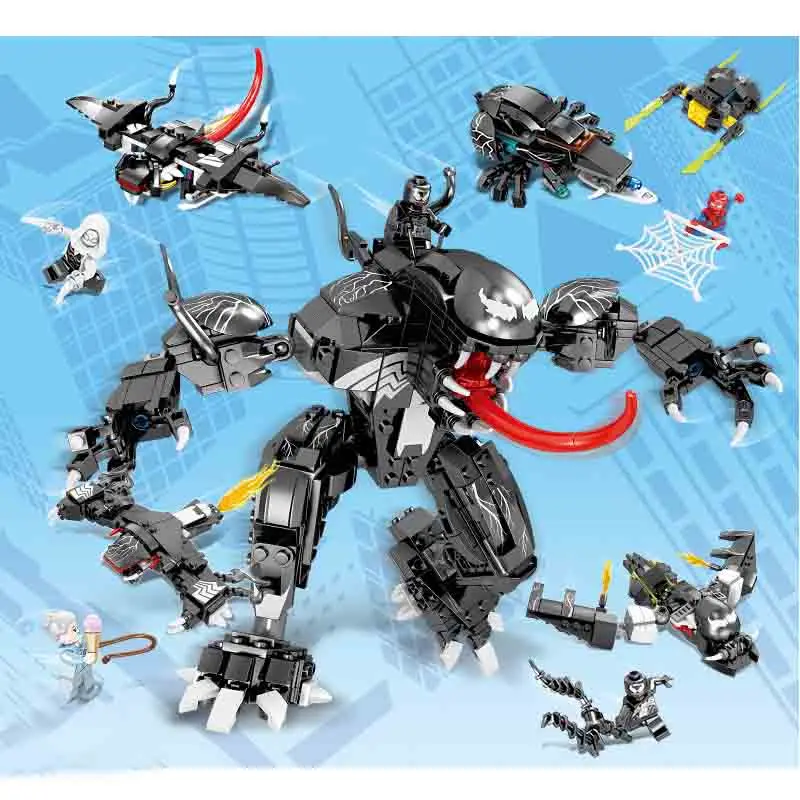 

Avengers 4 Endgame Avengerss Venom Mech Set Compatible Building Blocks Bricks Boy Toys