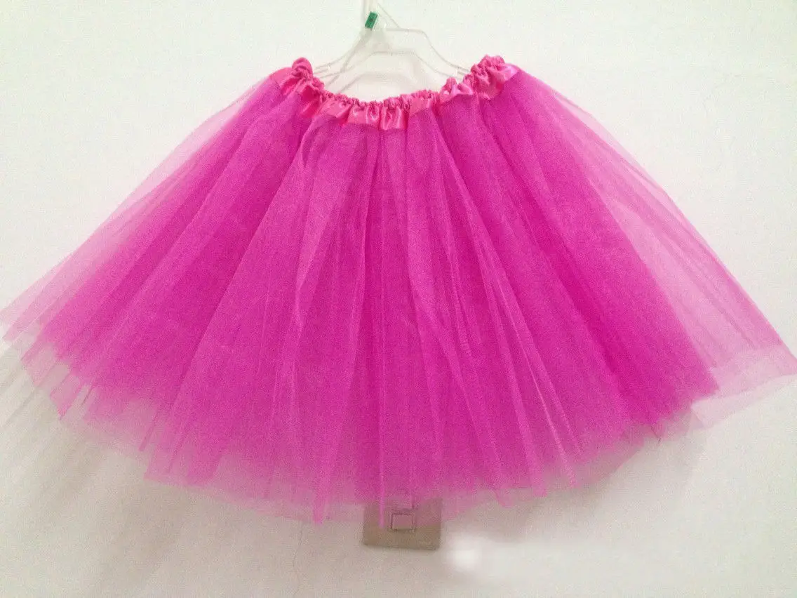 Fashion Women Ladies Girls Tulle Tutu Mini Organza 3 layere Party Skirt underskirt Princess Party Skirt Gown midi skirt Skirts