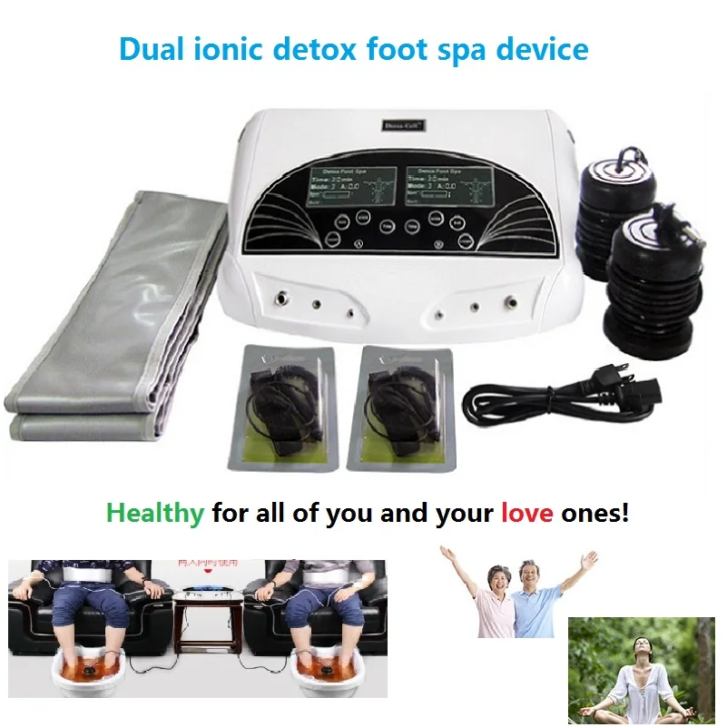 Factory price CE Dual Foot detox spa Dual Ionic Cleanse Detox Machine