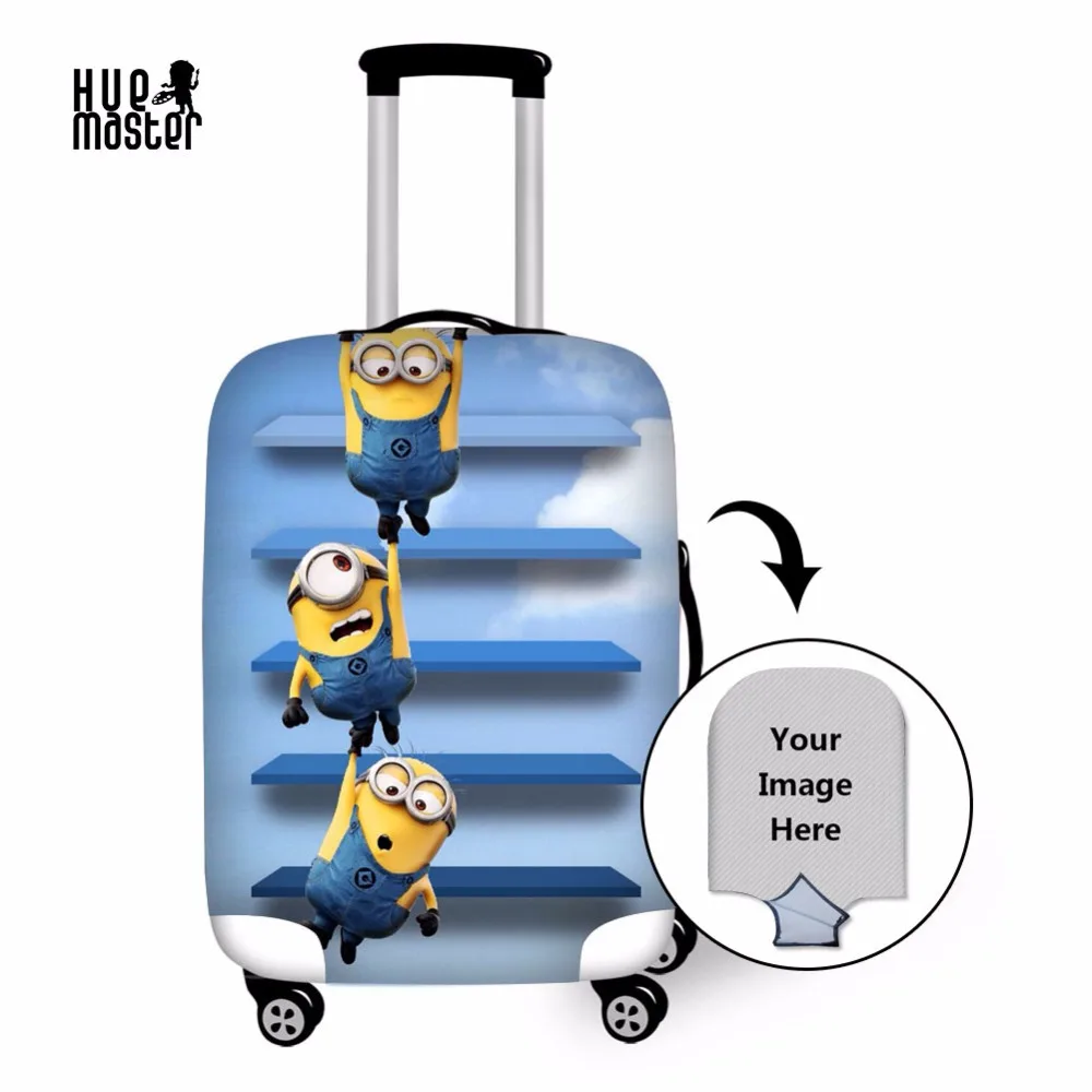 luggage cover protective suitcase cover travel accessories case for suitcase minions panda print design covers for trolley