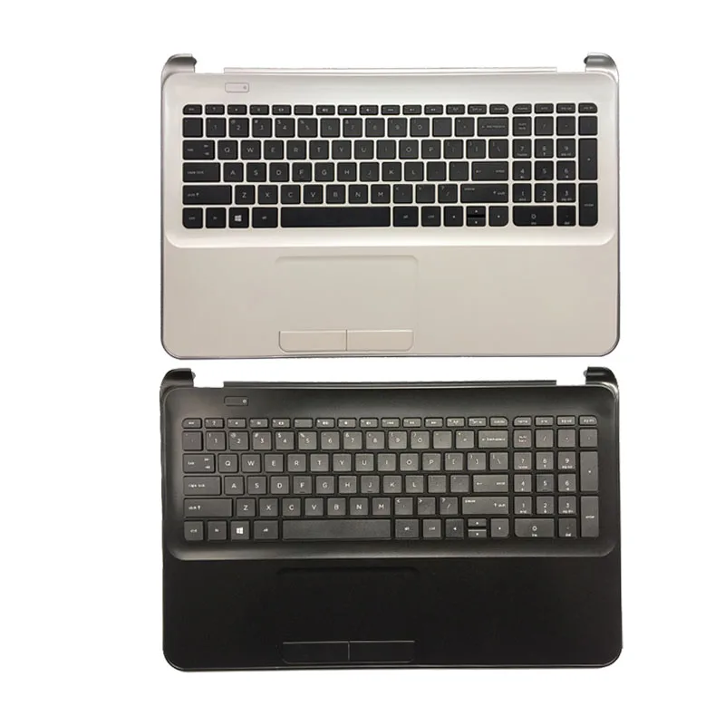 Новая клавиатура США laptot для HP 15-A 15-a101TX английская белая/Blavk с подставкой верхняя