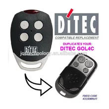 DITEC GOL4C пульт дистанционного управления, DITEC гаражные двери Замена DHL
