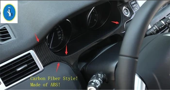 

Yimaautotrims Dashboard Instrument Panel Decoration Cover Trim / ABS Carbon Fiber Fit For Land Rover Discovery Sport 2015 - 2019