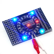 DIY Kit SMD Rotating Flashing LED Components Soldering Practice Board Skill Electronic Circuit Training Suite Electronic DIY Kit