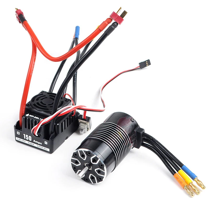 

Hobbywing RTR 150A Waterproof Brushless ESC Electric Speed Controller 4274 Four Level Motor for 1/8 RC Car Buggy/Big Feet Truck