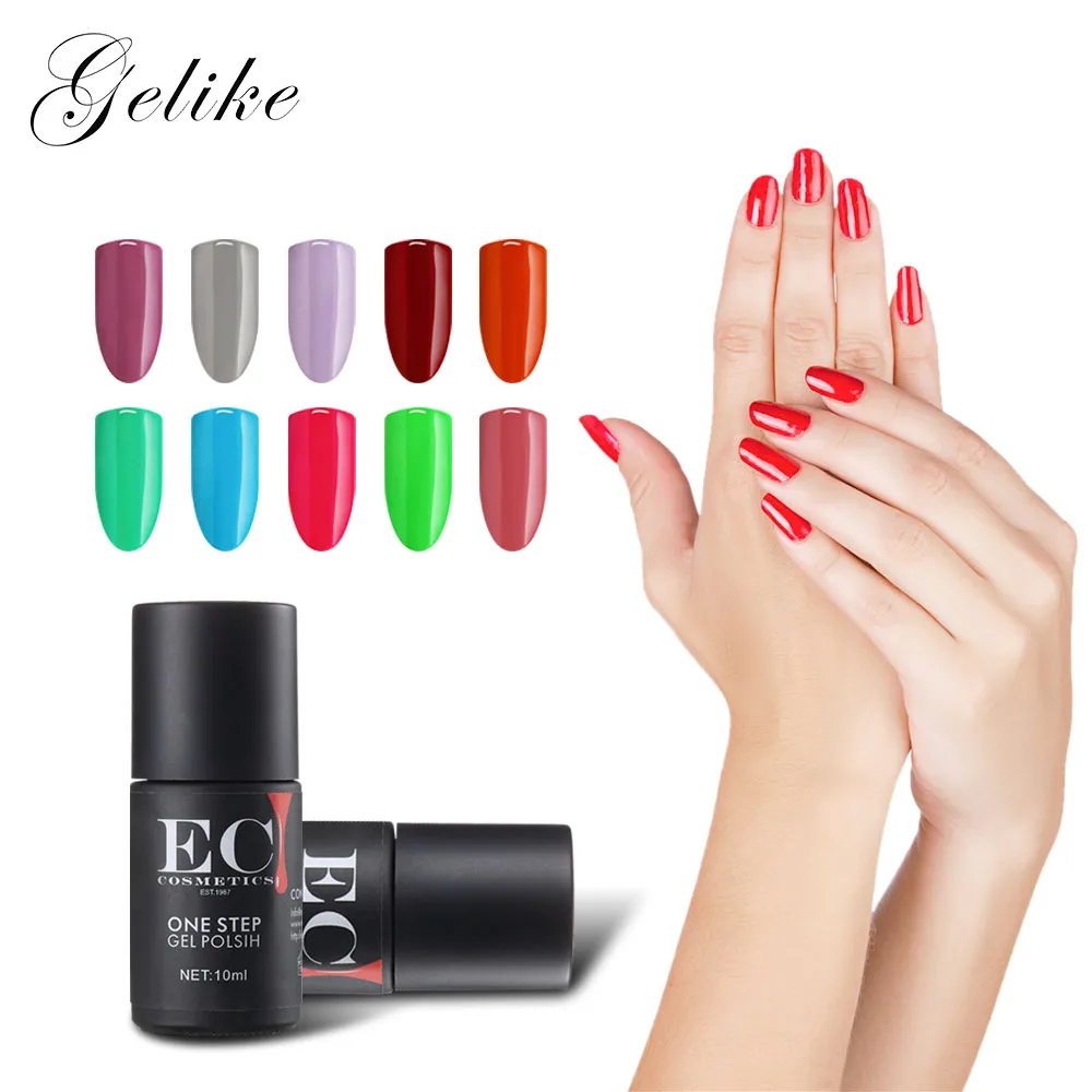 

Gelike No Base No Top New Design Blue Sky One Step Gel Colour Gel Nail Polish For Nail Art