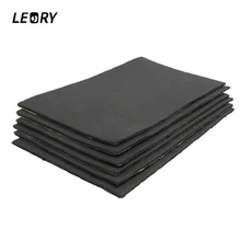 LEORY 6 листов 7 мм толстое автомобильное кольцо из вспененного материала для динамика звукоизоляция омертвевающая изоляция Закрытая ячейка пена 30X50 см прочный