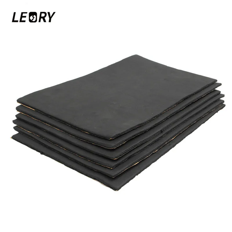 

LEORY 6 Sheets 7mm Thick Car Speaker Foam Sound Proofing Deadening Insulation Closed Cell Foam 30X50cm Durable