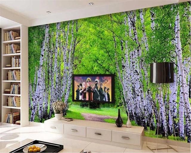 Wallpaper Behang Beibehang Custom wallpaper natural landscape forest avenue living room bedroom background wall decoration 3d wallpaper behang.jpg 640x640 - Wallpaper Behang