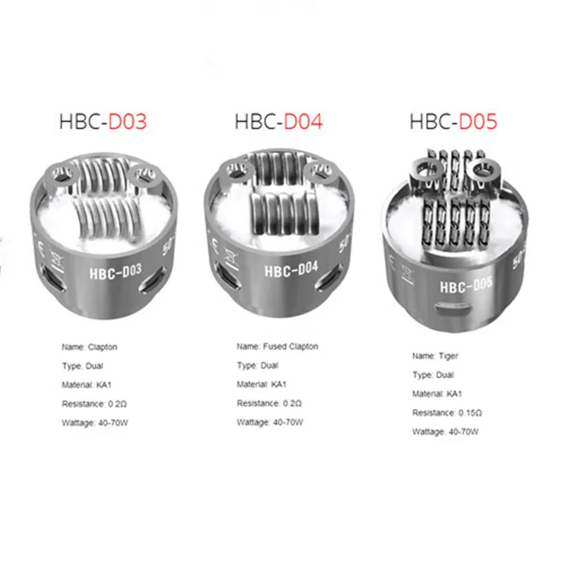 2 шт./лот оригинальная катушка Geekvape Eagle ручная сборка HBC одинарная и двойная