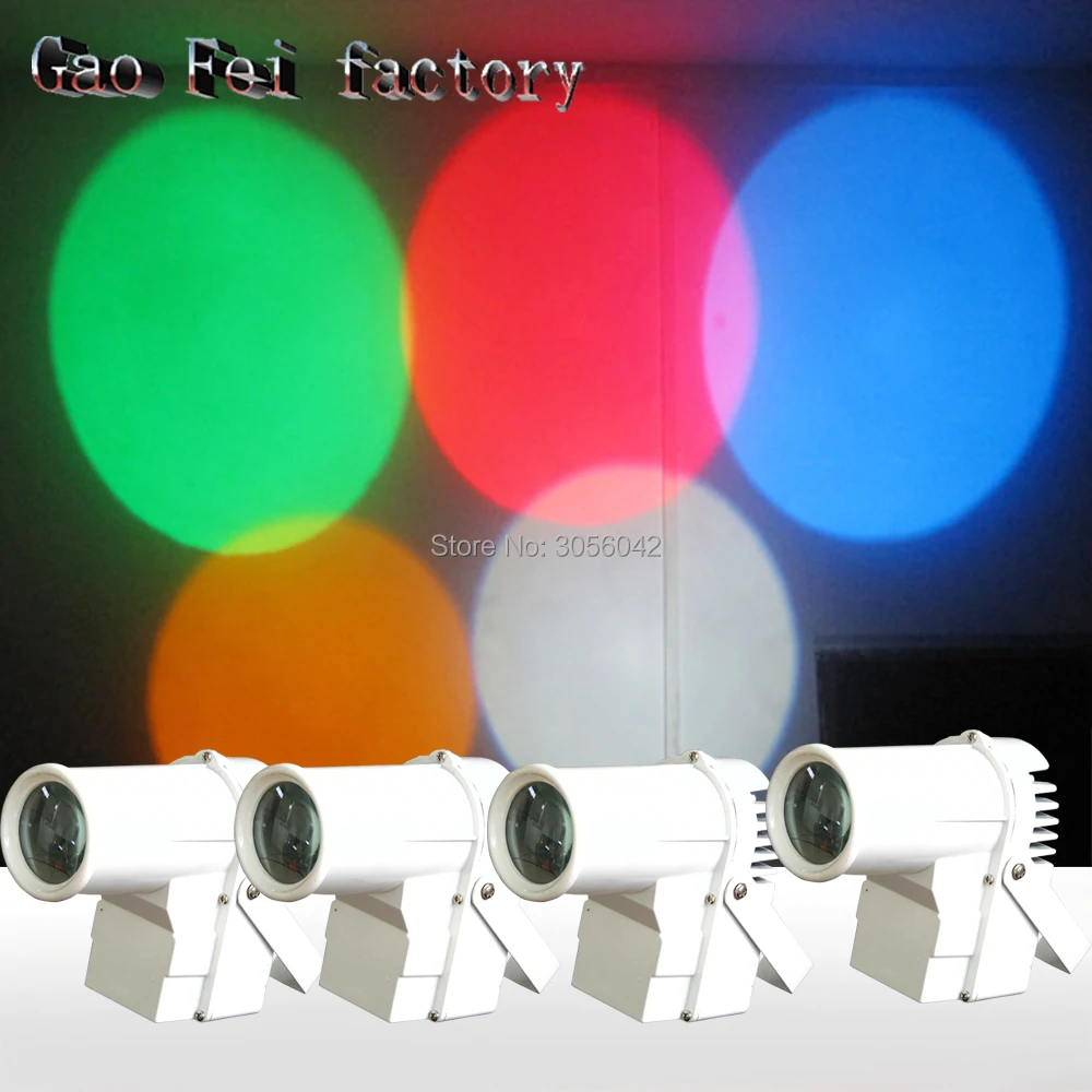 

4pcs/lot mini Professionnal led Spotlight Stage Effect 10W RGBW Auto/DMX512 DJ Lighting LED