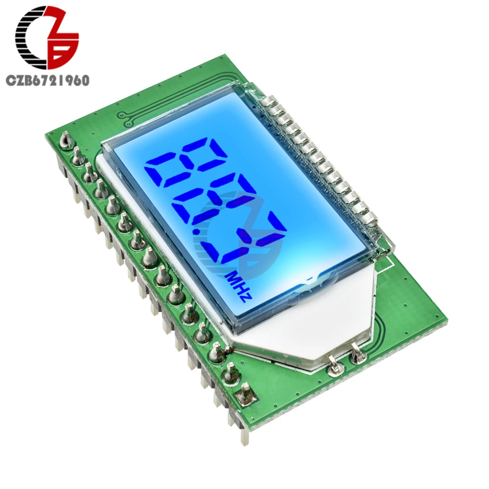 

87-108MHz LCD Digital FM Radio Transmitter Receiver Module DSP PLL AT Auto Memory Stereo High Sensitive Sound Noise Reduction