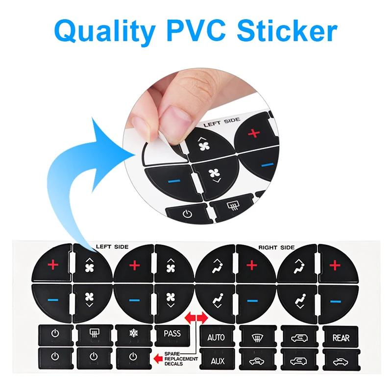 Center-Control-Sticker-Decal-For-Buick-Enclave-Chevy-Avalanche-Silverado-Internal-Sticker-Accessories-AC-Dash-Button