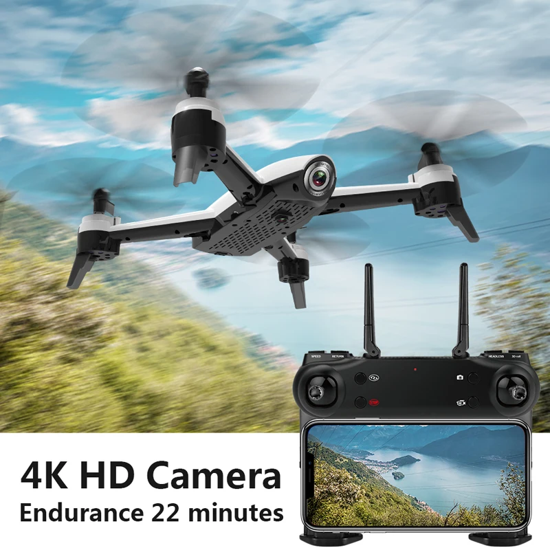 Дрон SG106 с двойной камерой 1080P 720P 4K WiFi FPV в режиме реального времени воздушная видео широкоугольный оптический поток RC Квадрокоптер вертолет игрушки