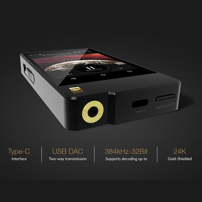 Музыкальный плеер Hidizs AP200 (Bluetooth 5.1 HiFi 64Гб)|flac mp3|hifi music playermusic player |
