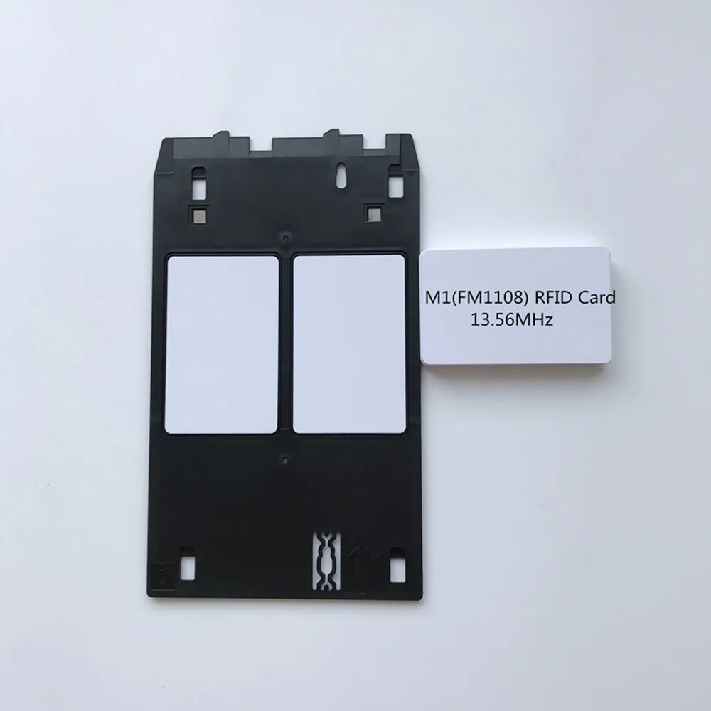 100pcs/lot Blank White Inkjet PVC RFID proximity 13.56MHZ chip pvc Card Smart Cantactless IC Card for membership card