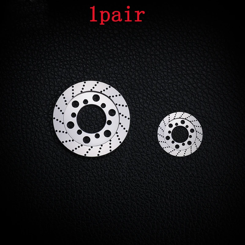 

1pair DC 1.9"/2.2" Wheel Disc Brake Sheet Aluminum Wheel Hex Hub Brake Disc Disk Set for RC Crawler Cars Wheels Accessories