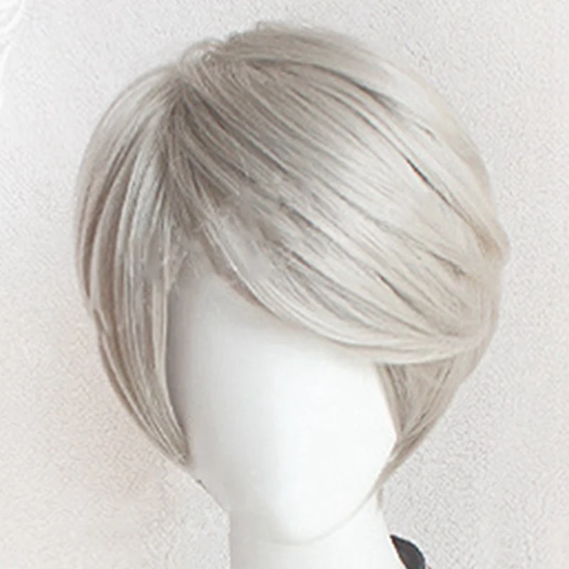 on ICE Viktor Nikiforov Cosplay Wig Long Hair Young Victor Halloween Cos YURI!!