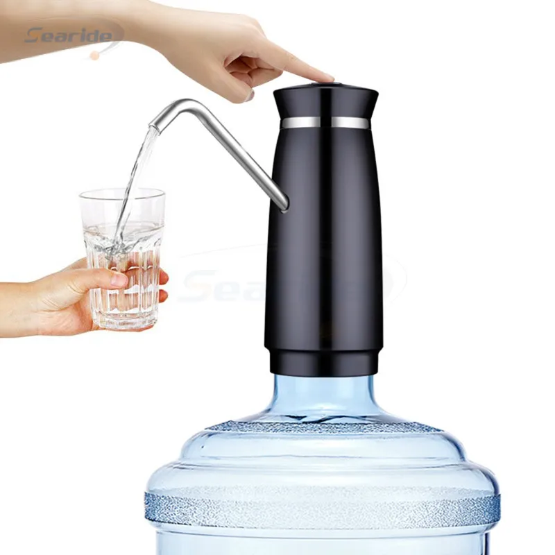 

Portable Automatic Electric Water Pump Dispenser Gallon Drinking Bottle Switch Bucket water bottle press Pitcher For Home
