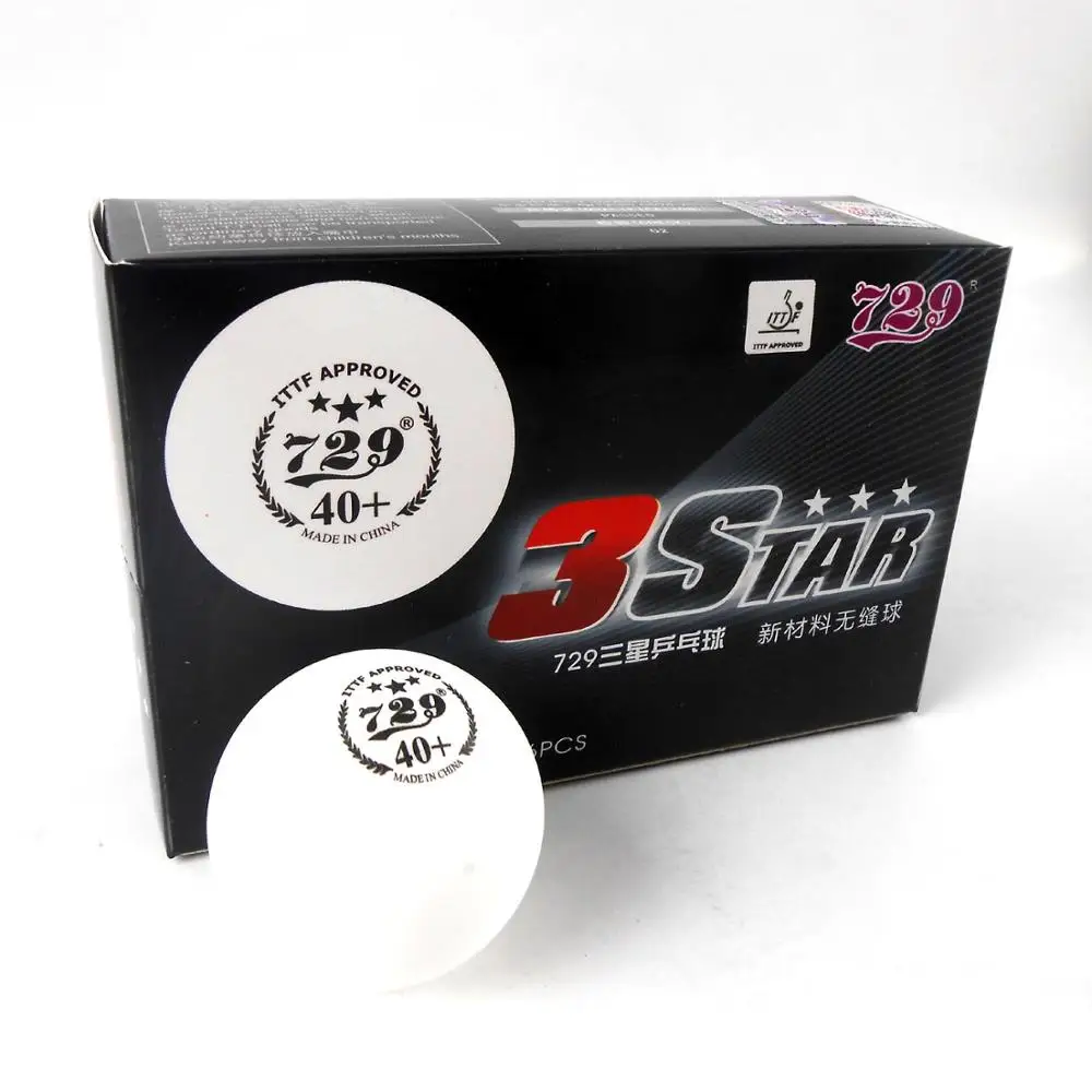 6x RITC 729 Freindship 3 звезды(729 3 звезды 729 3 звезды) 40+ новые материалы белые мячи для настольного тенниса для ракетки для пинг-понга - Цвет: White
