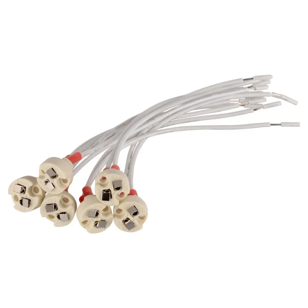 6 шт./лот горячая распродажа цоколь лампы MR16 GU10 G5.3 Цоколь G4|Цоколи лампы| |