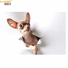 HUGSIDEA домашние декоративные дверные ковры для гостиной/кухни милый 3D Собака принт Чихуахуа коврики Добро пожаловать внутренние коврики