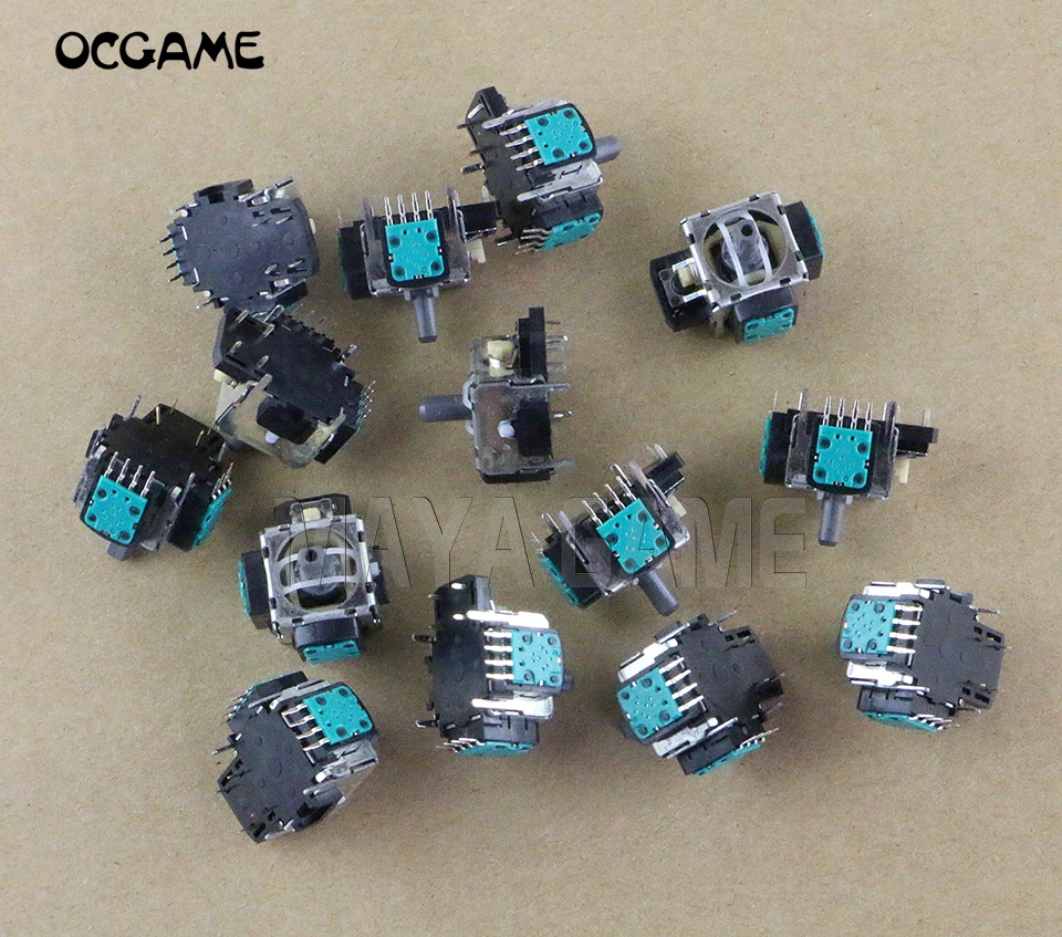 

6pcs/lot 4 Pin Original Used ALPS 3D Analog Module Joystick Repair part for Playstation 3 PS3 Controller OCGAME