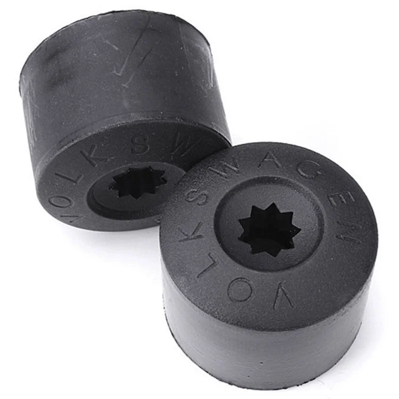 JX-LCLYL 20pcs 17mm Wheel Lug Nut Bolt Cap Dust Cover+Hook Kit For VW