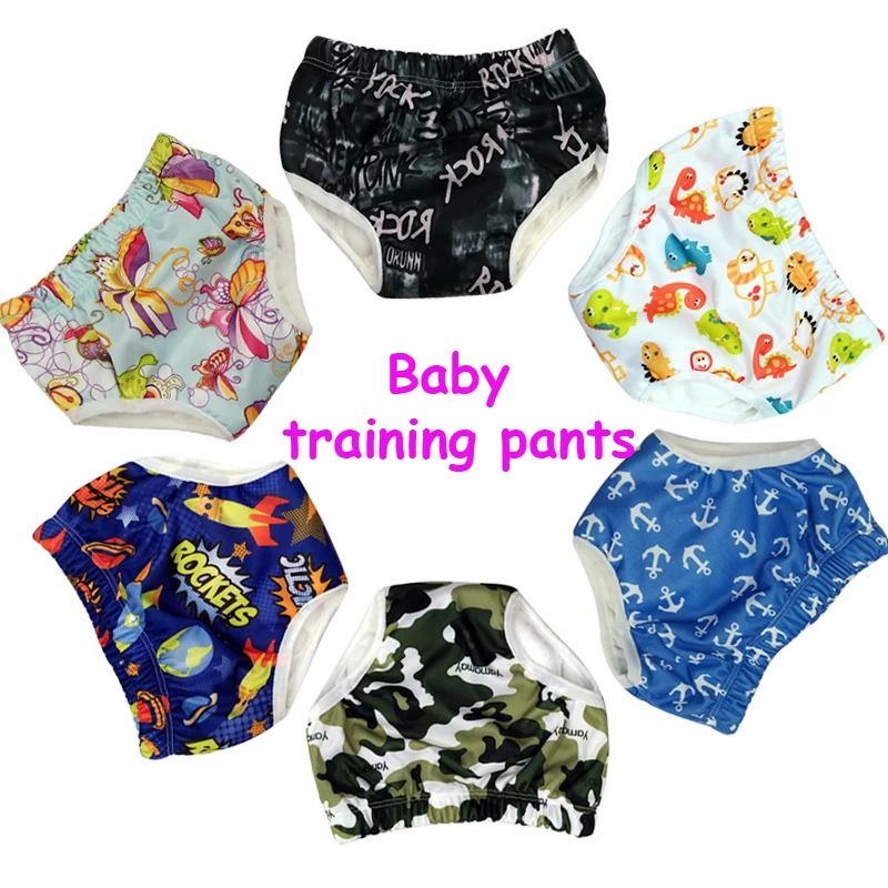 1 pc Baby Training Pants Child Cloth Study Pants Reusable Nappy Cover
