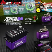 1 шт. POWER HD STORM-3 SERVO DIGITALE 32,0 кг 0,11 сек бесщеточный INGRANAGGI IN TITANIO