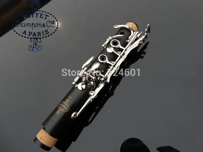 Буфет Crampon& cie A Париж 1986 B12 фирменный инструмент Bb кларнет бакелитовая трубка 17 ключей никель Серебряный кларнет с Чехол