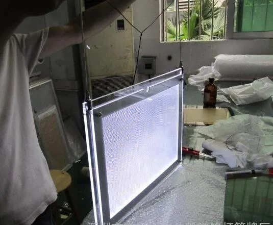 hanging led acrylic frame