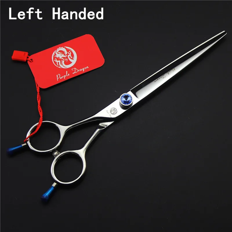 Purple Dragon 7 inch Professional Left Handed Scissors Grooming Tools