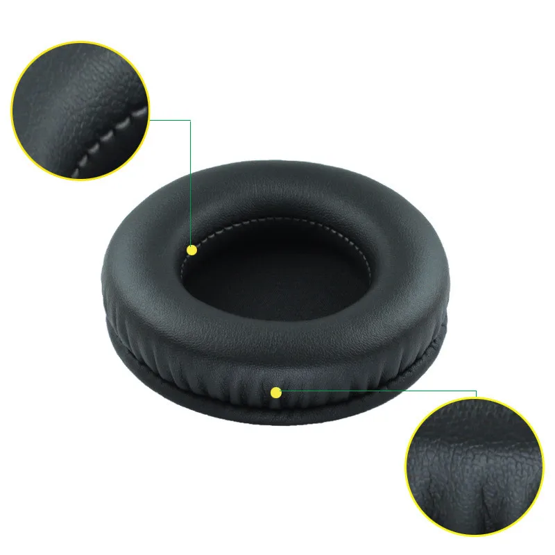 45MM 50MM 60MM 70MM 105MM Protein Leather Replacement General Foam Ear Pads Cushions for Headphones (3)