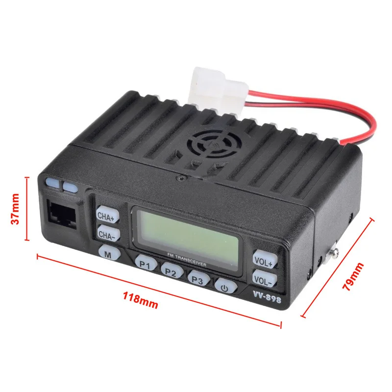 HYS TC-898UV 10 Вт UHF VHF подвижной радиосвязи with199 каналов DTMF микрофон | Мобильные