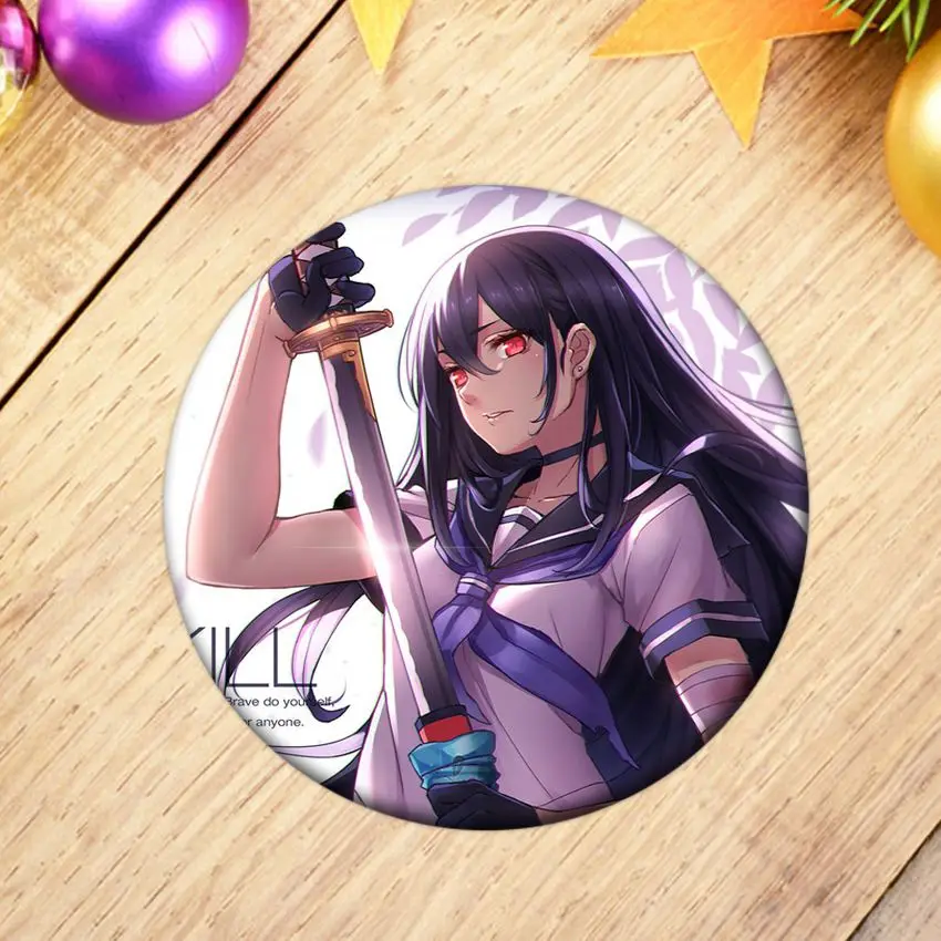 1 шт. аниме Akame ga KILL значок косплея мультфильм Tatsumi брошь булавки Lubbock коллекция