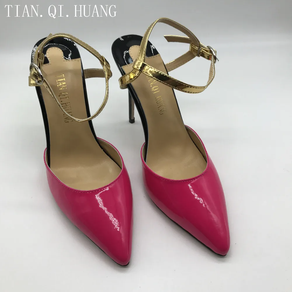Huang Tian Calzado Fino Para Photo As Genuino Nuevos Tacón Altos Marca Mujeres Tacones Mujer Bombas Sandalias Cuero Qi Estilos pxxqSO8wZ