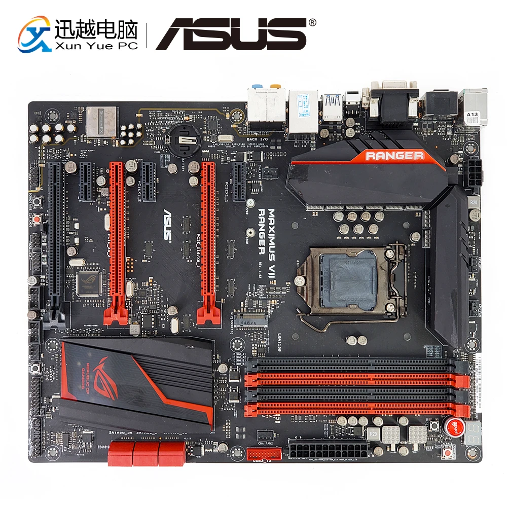 

Asus MAXIMUS VII RANGER Desktop Motherboard M7R Z97 Socket LGA 1150 i7 i5 i3 DDR3 32G M.2 SATA3 USB3.0 VGA DVI HDMI ATX