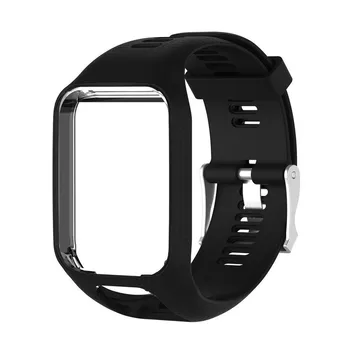 

Smartband Silicone Strap band Frame Waterproof Watch Strap Replacement Bracelet for TomTom Runner 2/Spark/Spark 3/Adventurer