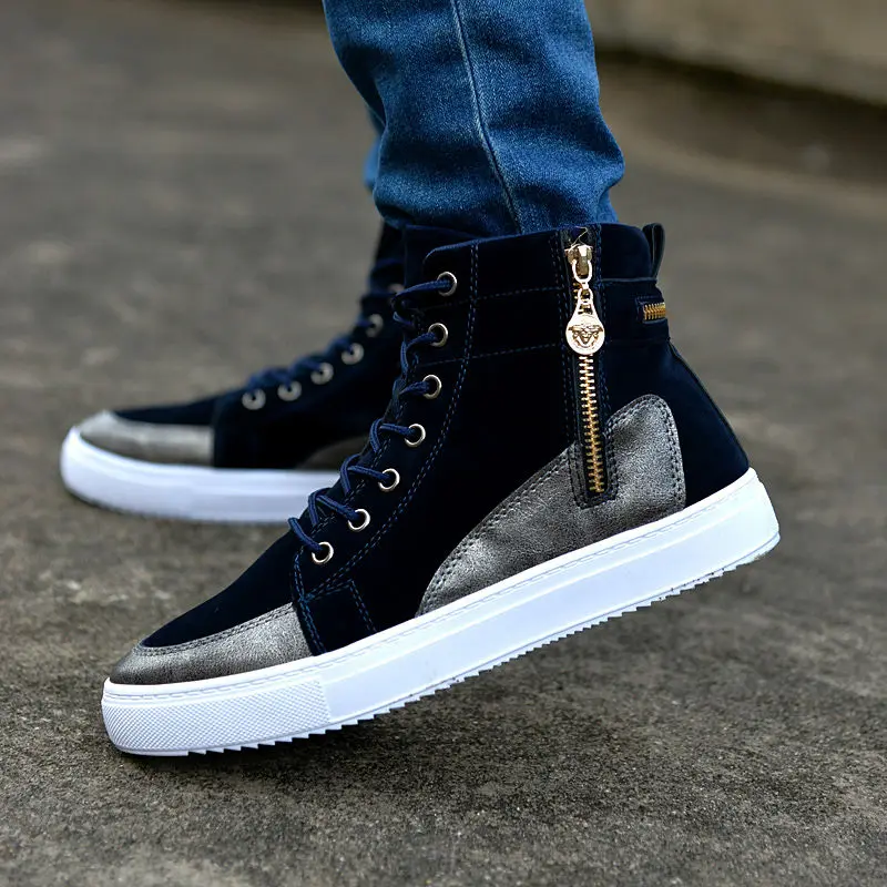 2017 font b Men b font Casual font b Shoes b font Autumn Winter Nubuck PU