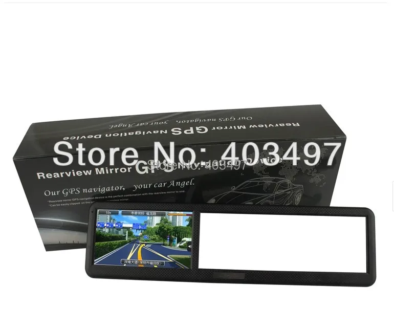 Зеркало заднего вида 4 3 дюйма GPS bluetooth AV Гб 3D карта загрузки|gps renault|mirror protectiongps module