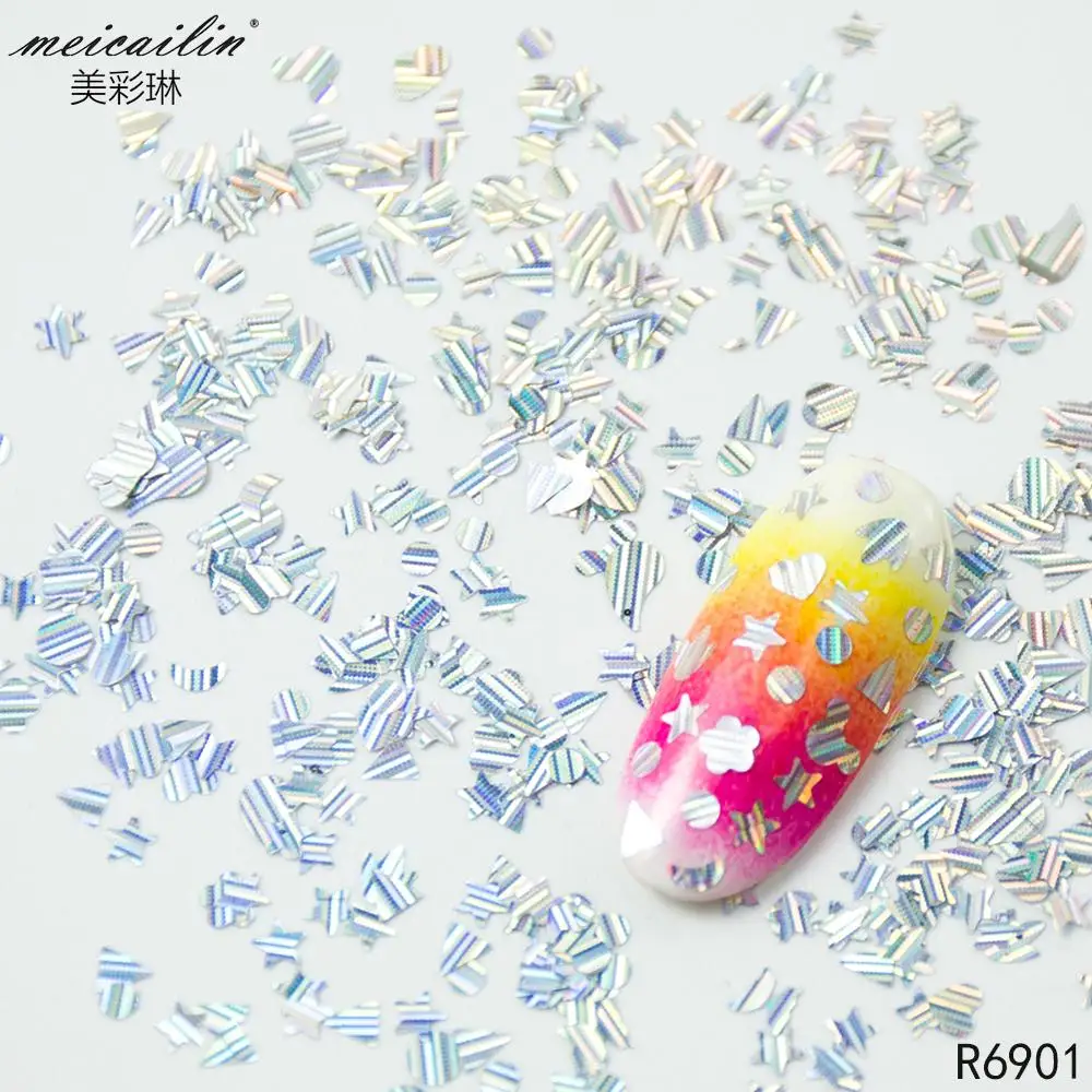 Mix Size Nail Glitter Sequins (3)