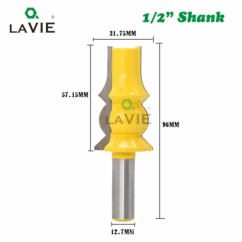LAVIE 1 шт. 12 мм 1/2 хвостовик модели лампы подлокотник Корона формовочная фреза