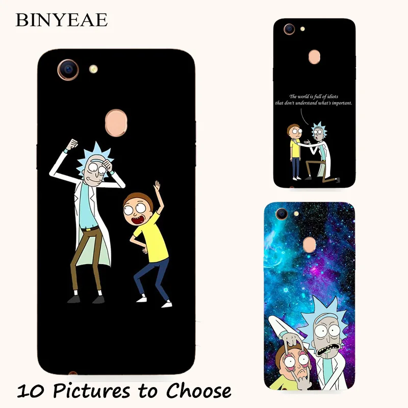 

Rick and Morty soft silicone Painting Case For Oppo F1s F3 F5 F7 Youth A1 A3 A3s A39 A57 A59 A71 A79 A83 Phone Printed Cover